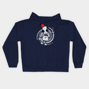 Ned the Time Traveller (11) Kids Hoodie